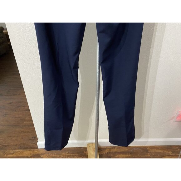 SB Performance Warm Up Jogging Pants Large Moisture Wicking Stretch Navy - Picture 6 of 10
